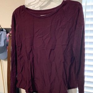 Lou & Grey mixed media long sleeved top